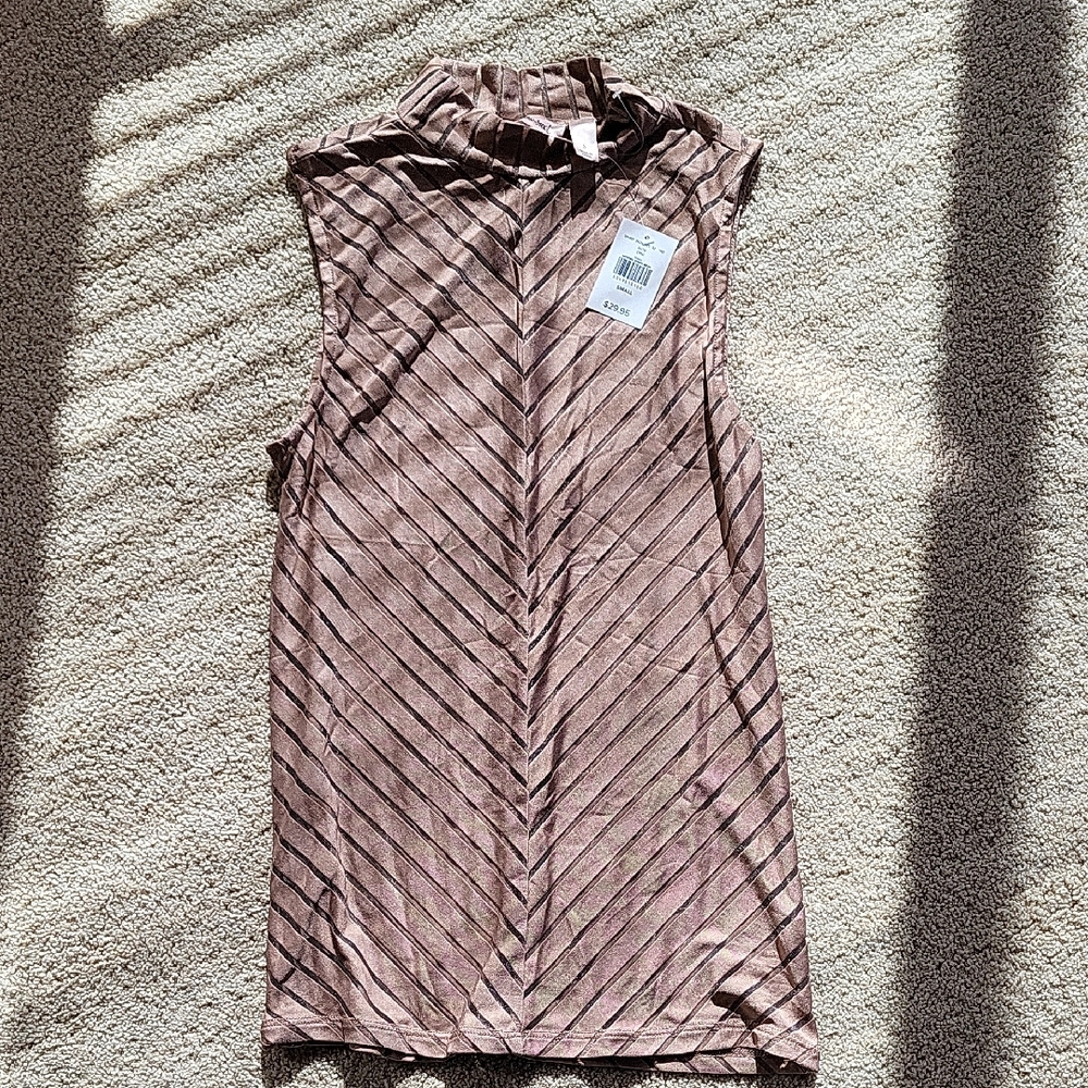 Sleeveless Striped Top